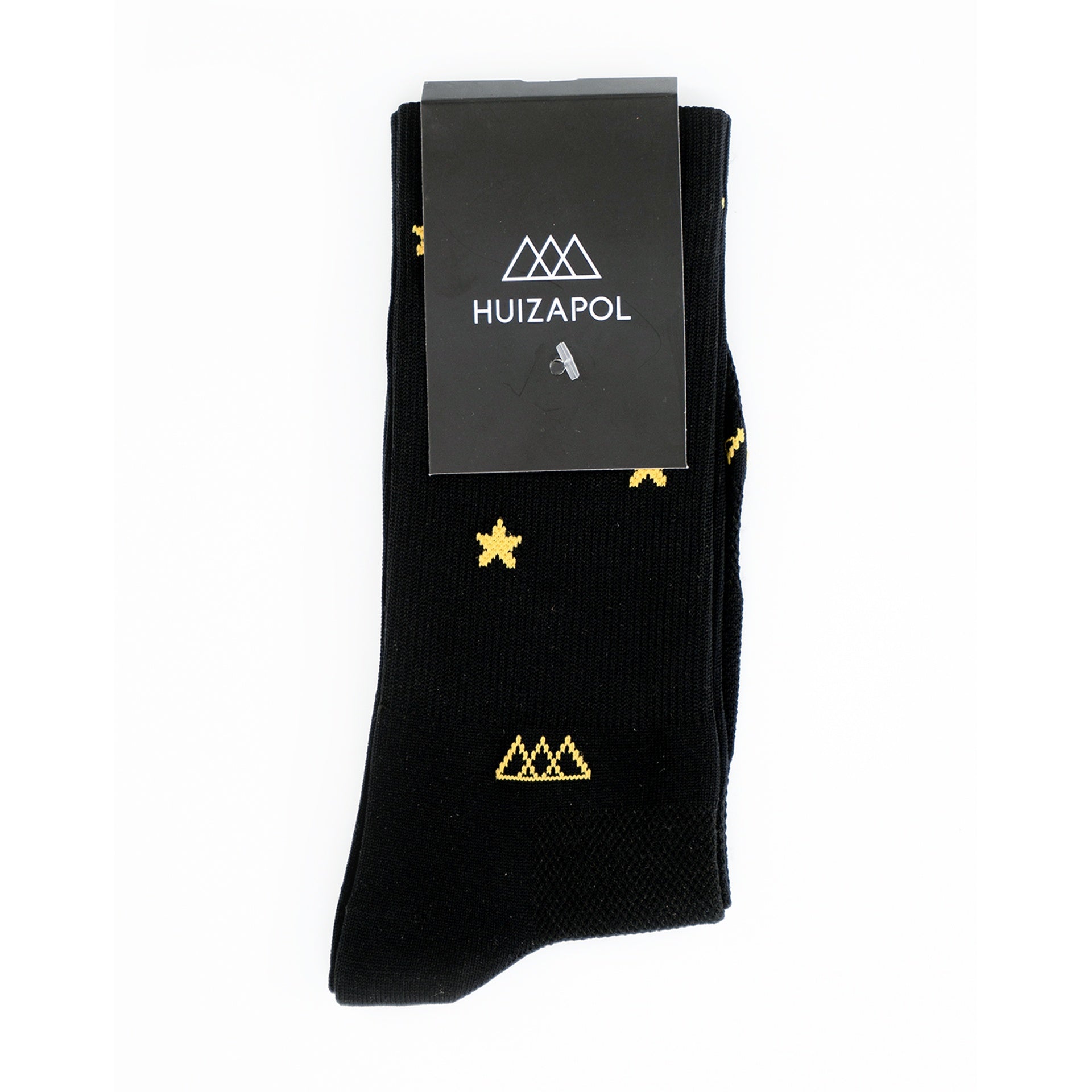 Sock 2Star Negro Dorado